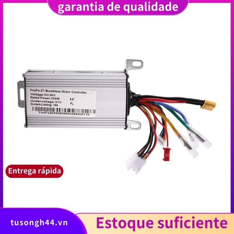 Para Controlador De Scooter Elétrico Motor Sem Escova Inteligente 36V 350W 15A Peças De E-De 8.5 Polegadas jimarnoldbr