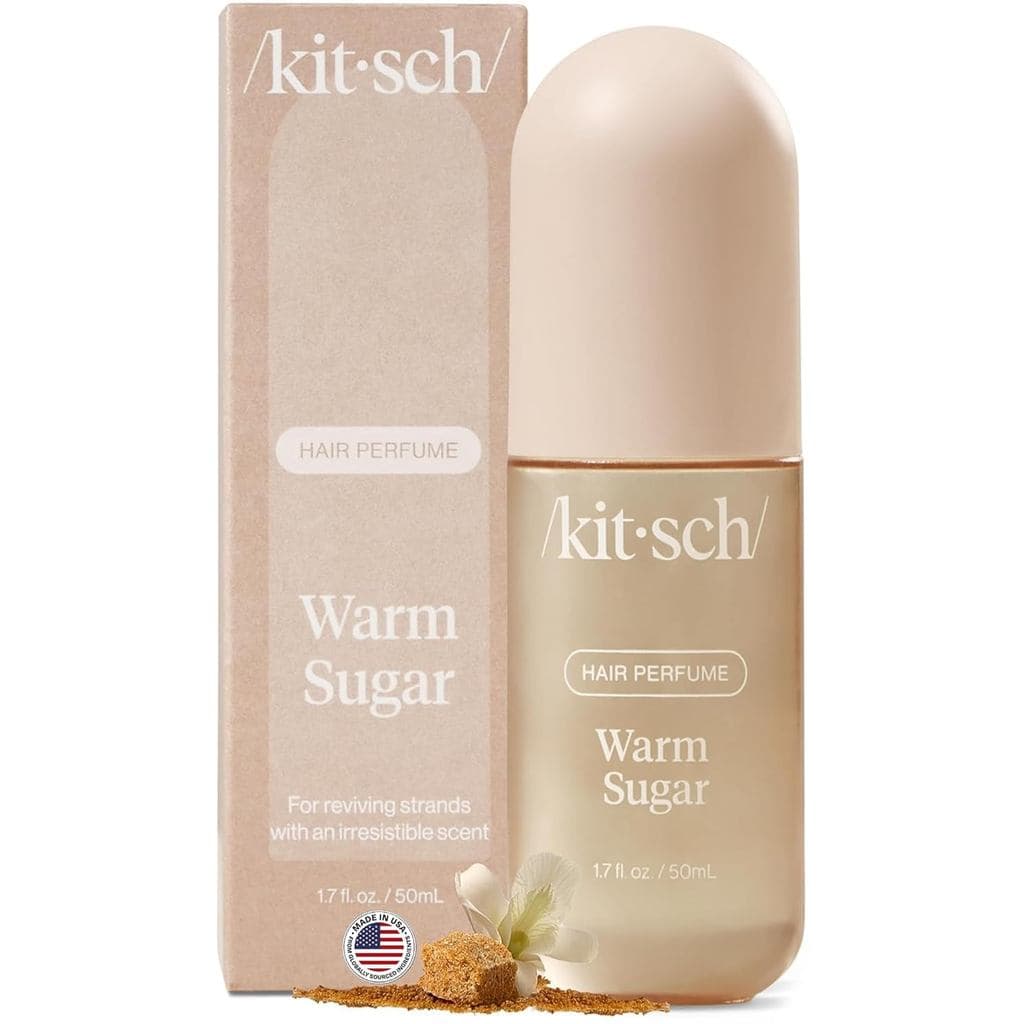 Kitsch - Perfume em Spray para Cabelo/Corpo com Aroma de Açúcar Quente, limpa e desodoriza, possui tecnologia patenteada