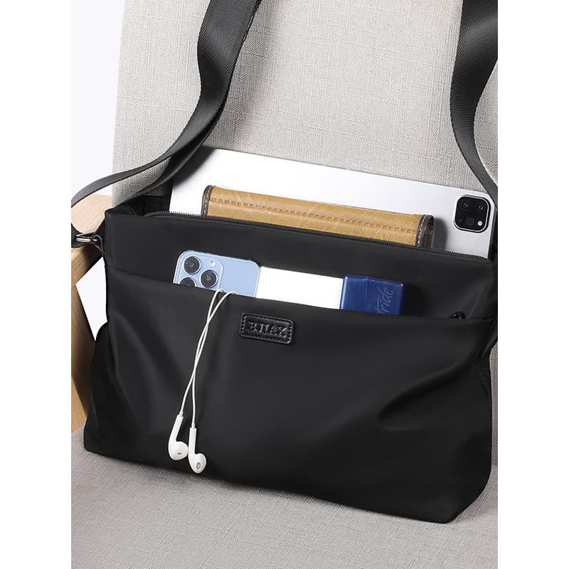 Bolsa de ombro de alta qualidade masculina pequena bolsa de ombro moda na moda meninos leve bolsa mensageiro nova grande