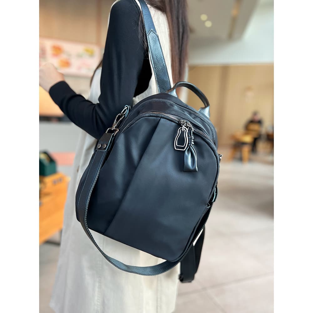 Oxford pano mochila feminina 2025 novo estilo leve All-Match Multi-bolso High-End mochila lazer à prova dwaterproof água