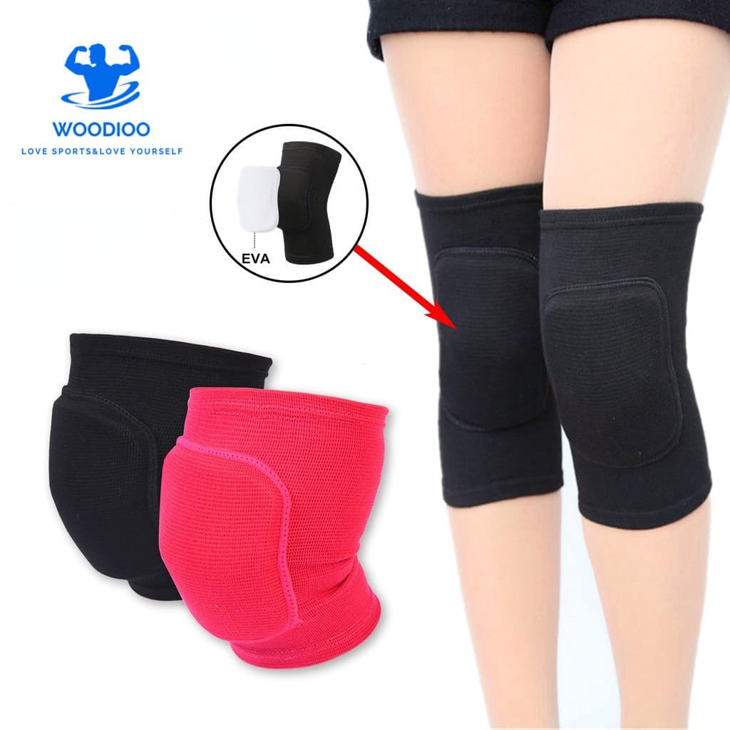 Joelheiras com Suporte para Patela para Vôlei, Yoga, Mulheres, Crianças, Homens, Fitness Z4JD