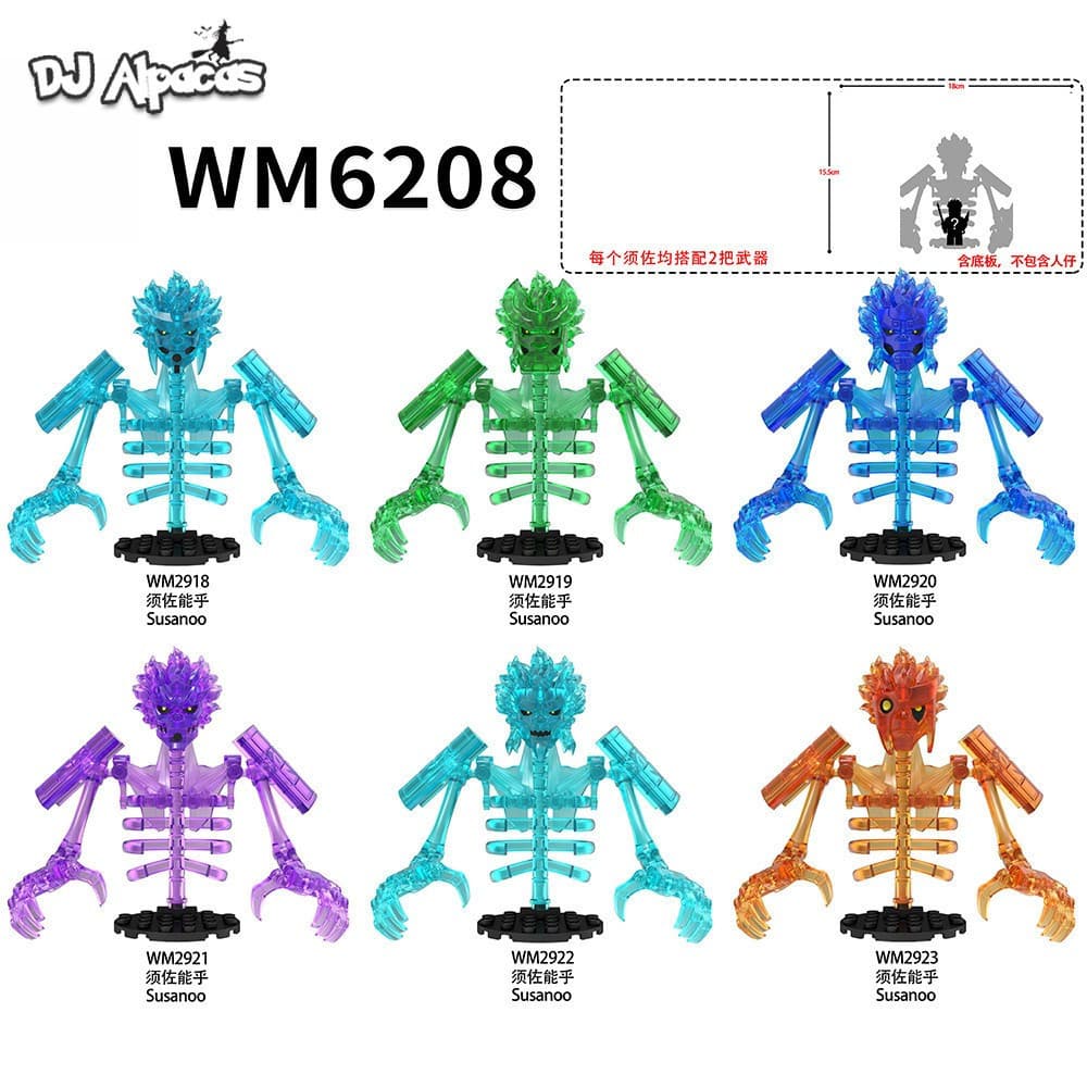 Blocos De Construção Figuras Brinquedo colecao de personagens WM2918 WM2919 WM2921 WM2923