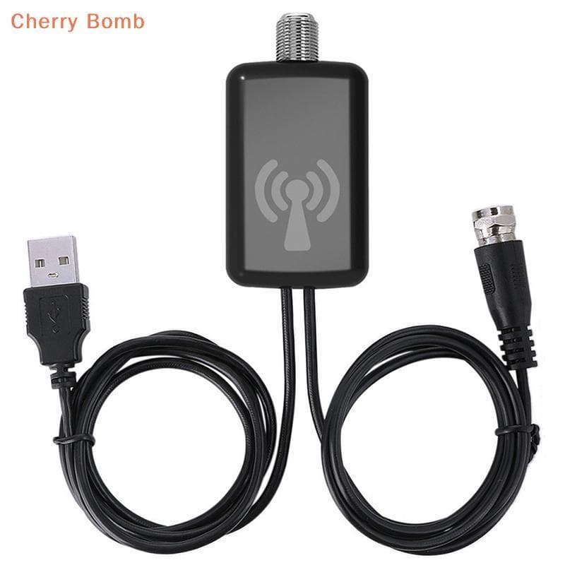 (Cherry Bomb) Antena De Posicionamento De Veículo GPS Amplificador De Sinal De TV Booster Tuner Digital Indoor HDTV Rece