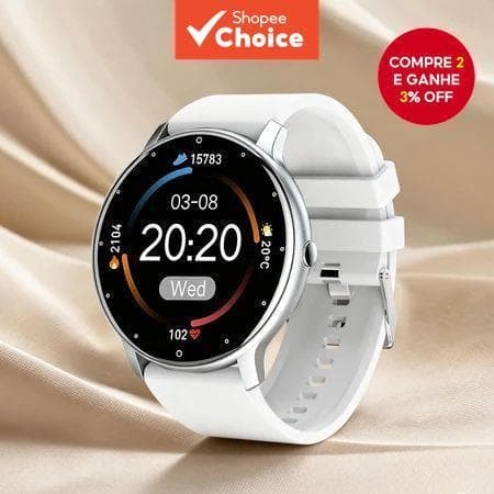 ZL02 Smartwatch Feminino-Nova Chegada 2026 À Prova D'água Bluetooth Chamada Rastreador De Saúde
