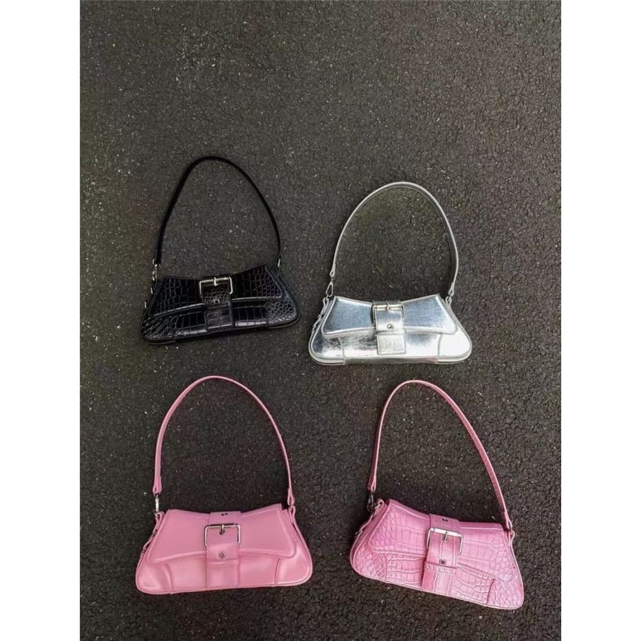 TooToo Hot Girl Moda Retro Underarm Bag Diariamente Bolsa de Um Ombro Feminina