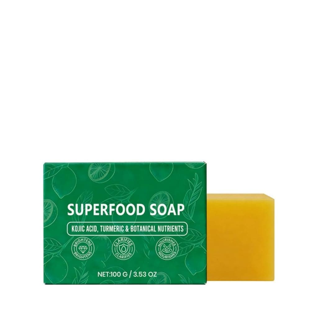 Sabonete em Barra Stem & Soul – Sabonete de Limpeza com Cúrcuma e Limão para Rosto e Corpo, Nutre, Clareia e Ajuda a Lim