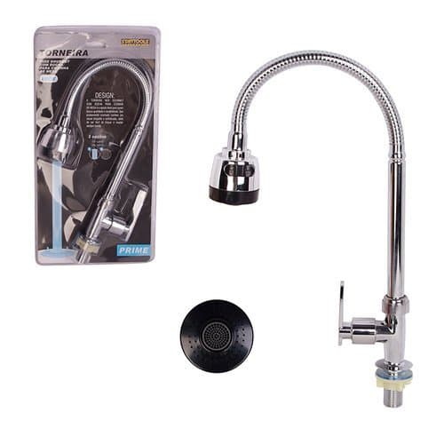 Torneira Mesa Ducha Flexivel Inox Design Moderno Resistente Cozinha Gourmet Funcional