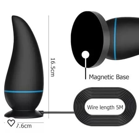 Antena Interna para TV Digital Amplificada Magnética via USB Suporte 1080p HDTV