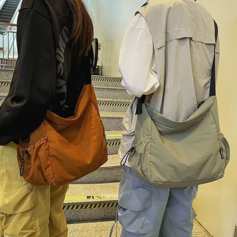 [XKB] Bolsa de ferramentas japonesa, bolsa de bolinho masculina, bolsa feminina transversal de grande capacidade, bolsa