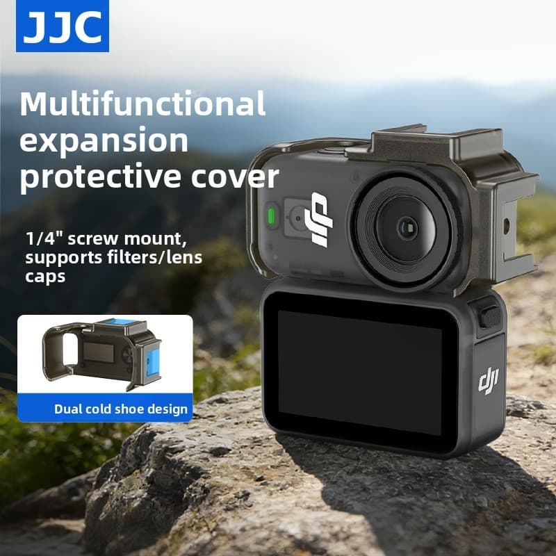 Pronta Entrega |   Gaiola de Expansão JJC para DJI Osmo Nano |   Estrutura Protetora de Liberação Rápida com Rosca de 1/