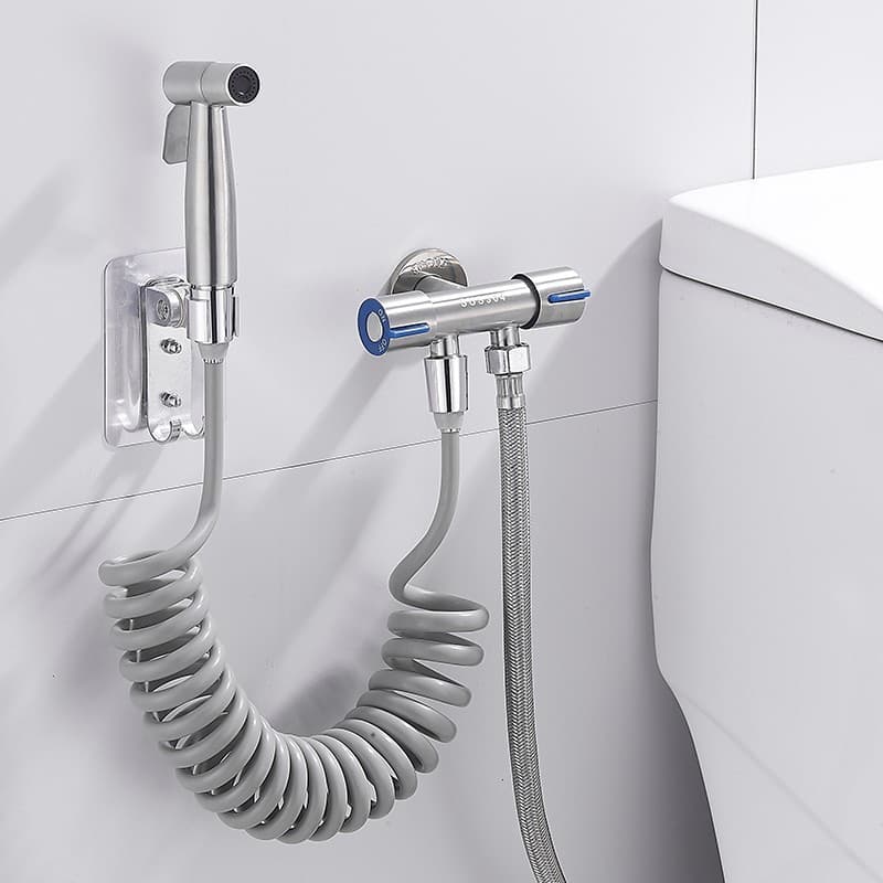 Pistola pulverizadora de descarga para vaso sanitário, torneira feminina, limpeza de vaso sanitário, aspersor pressuriza