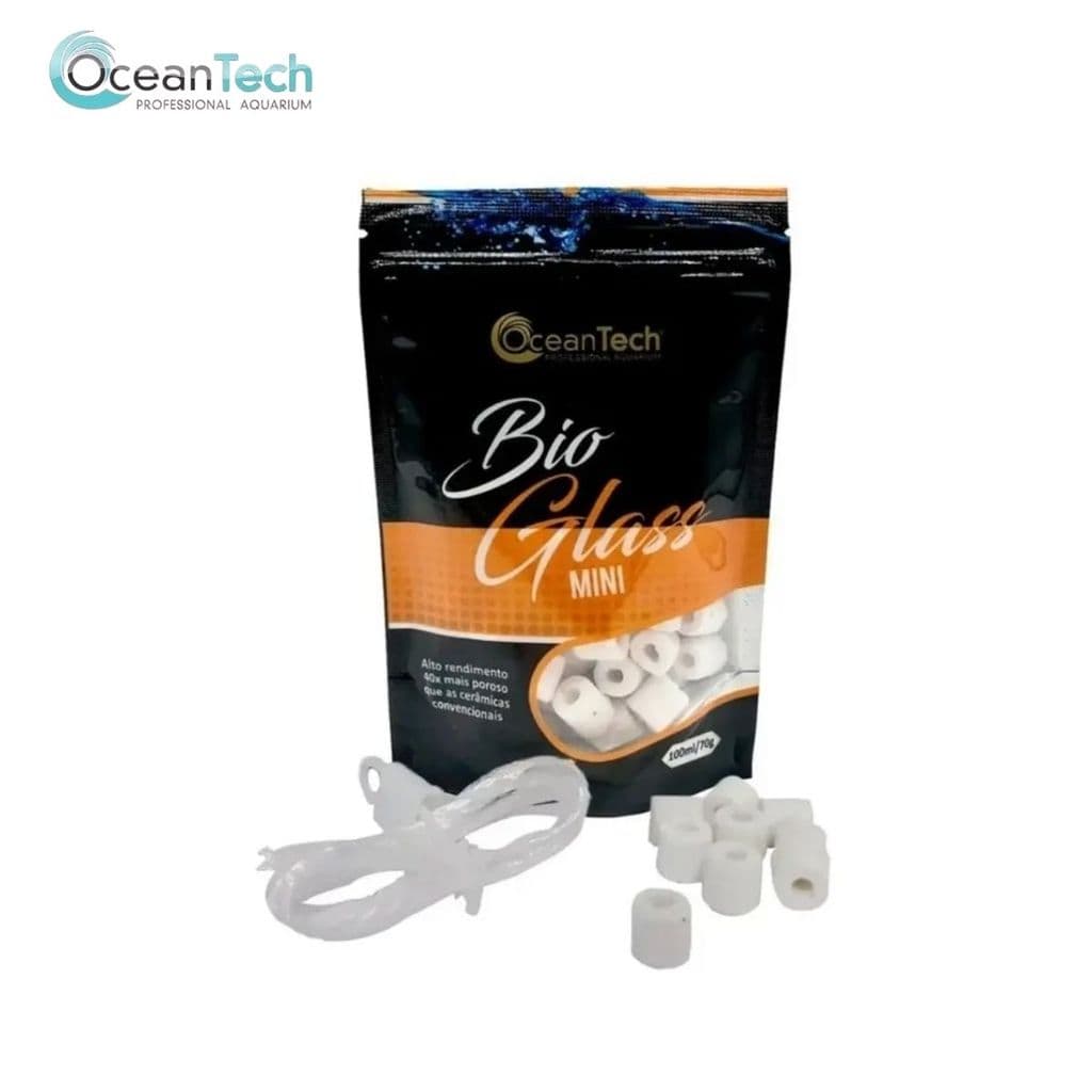 MIDIA CERAMICA AQUARIO BIO GLASS MINI 100ML - OCEANTECH