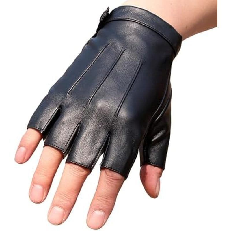 Luvas Sem Dedos De Couro PU Bestac Uni-De Trabalho Para Treinamento Tático Respirável E Resistente Ao Desgaste Ciclismo