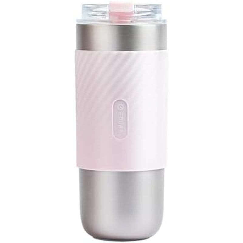 Caneca De Viagem De Aço Inoxidável Isolada A Vácuo Com Tampa À Prova De Vazamentos , Infusor E Canudo , Xícara De Café G