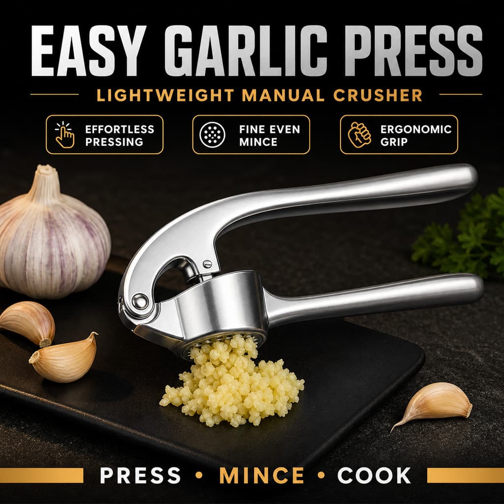 Prensa de alho luz Manual imprensa alho liga zinco imprensa alho ferramenta cozinha
