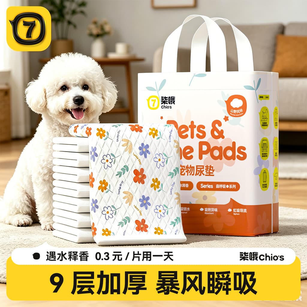 Qi Oh Pet mudando almofada cão engrossado desodorante absorção de água cão descartável mudando almofada gato coelho fral
