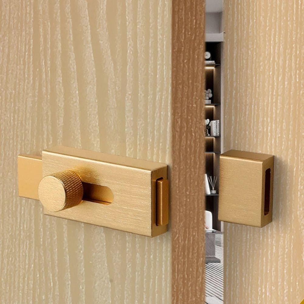 Fivela De Fechaduras De Portas , Fechadura De Captura De Parafusos De Porta Sem Perfuração Espessada Parafuso Deslizante