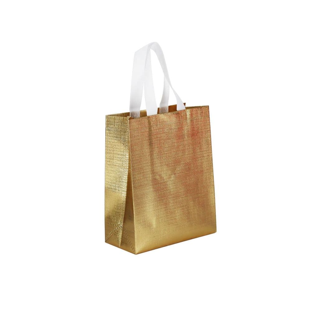 10 peças sacola de presente de Natal de ano novo sacola não tecido filme Laser sacola de compras ecológica loja de roupa