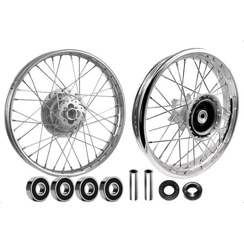 Roda Traseira+dianteira Bros 125/150 Tambor Rolamentos Espaçadores Retentores