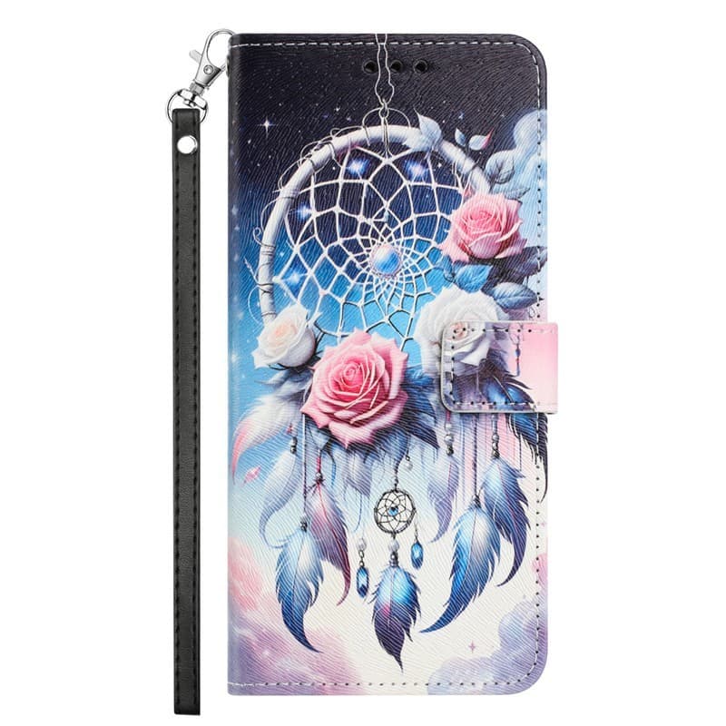 Adequado para capa de celular pintada TECNO POVA 5, capa flip POVA 6 com slot para cartão, capa protetora de couro anti-