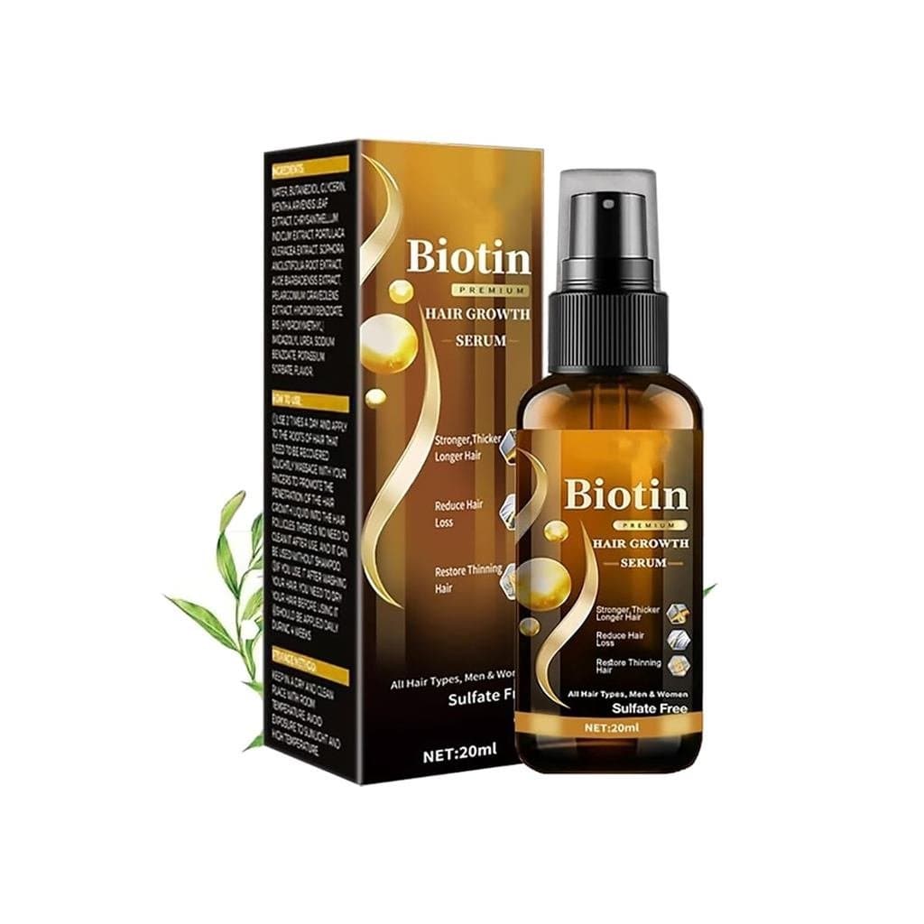 Sérum para crescimento capilar, contendo extrato de raiz de ginseng e raiz de gengibre, promove o crescimento do