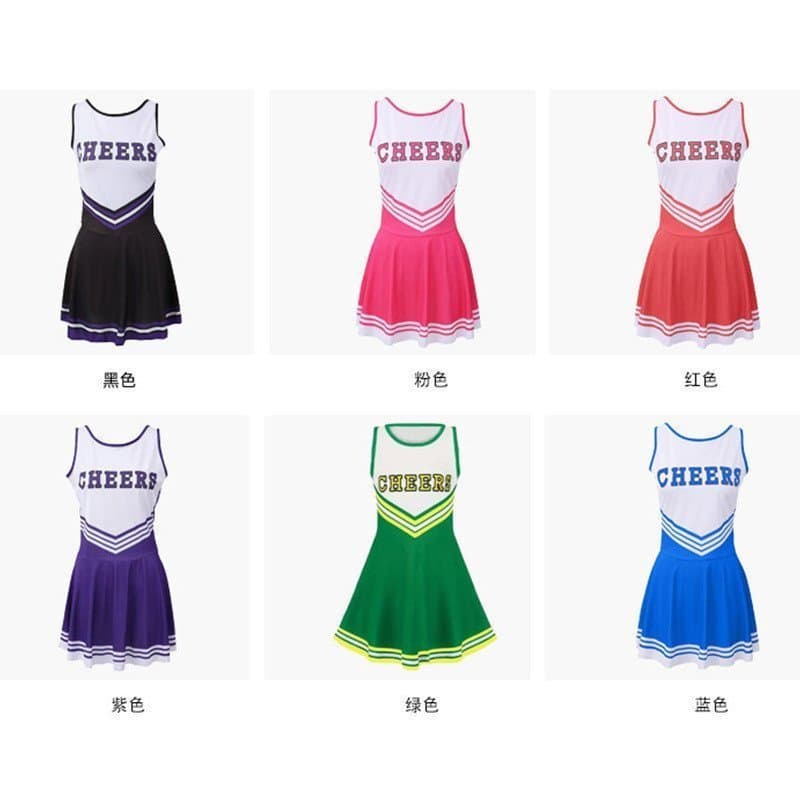 Novo Modelo 2026 de Fantasia para Apresentação de Dança de Grupo de Cheerleading Infantil, Traje de Apresentação de Chee