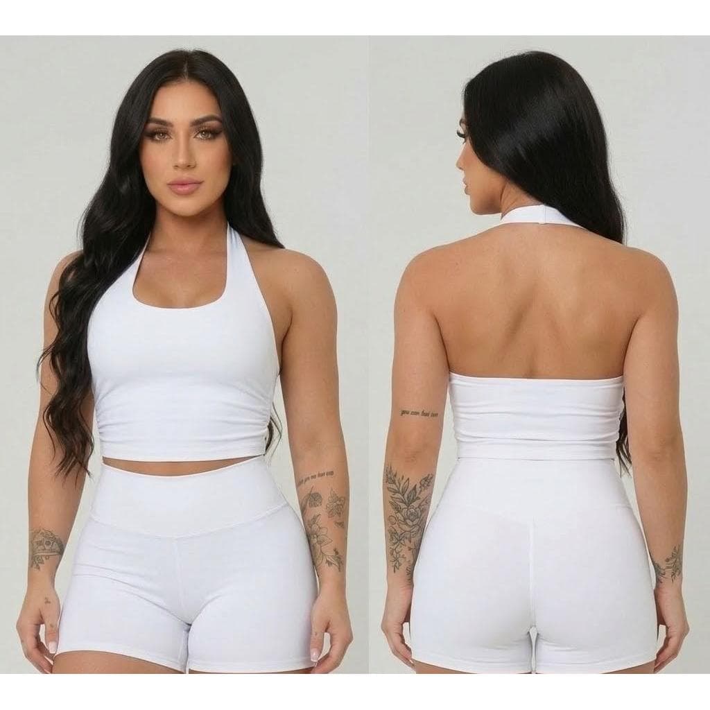 Kit 2 Cropped Feminino Suplex para Academia e Treino