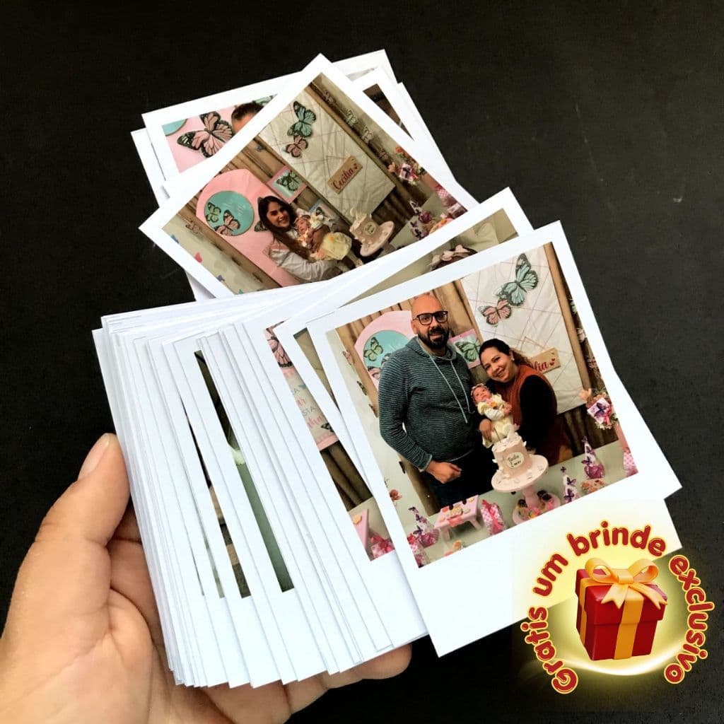 Mini Foto - KIT até 80 FOTOS  - Cabe na capinha de Celular - Alta qualidade - Envio imediato