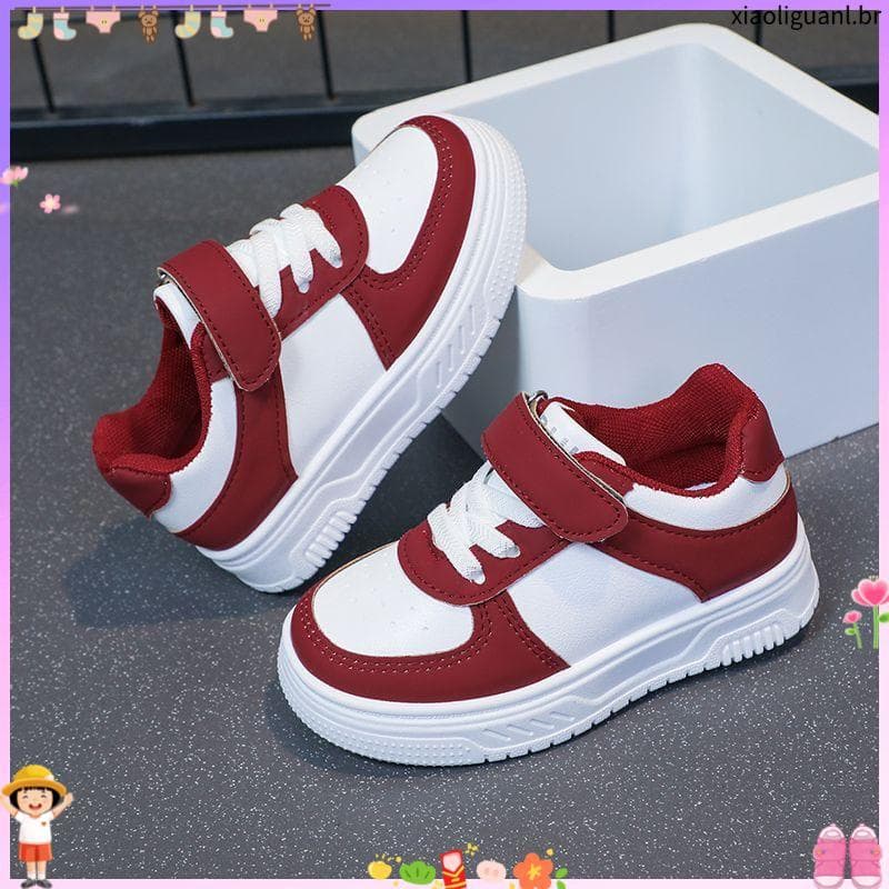 Estudante novo estilo primavera outono à prova dwaterproof água do bebê sapatos casuais meninos meninas sapatos de couro