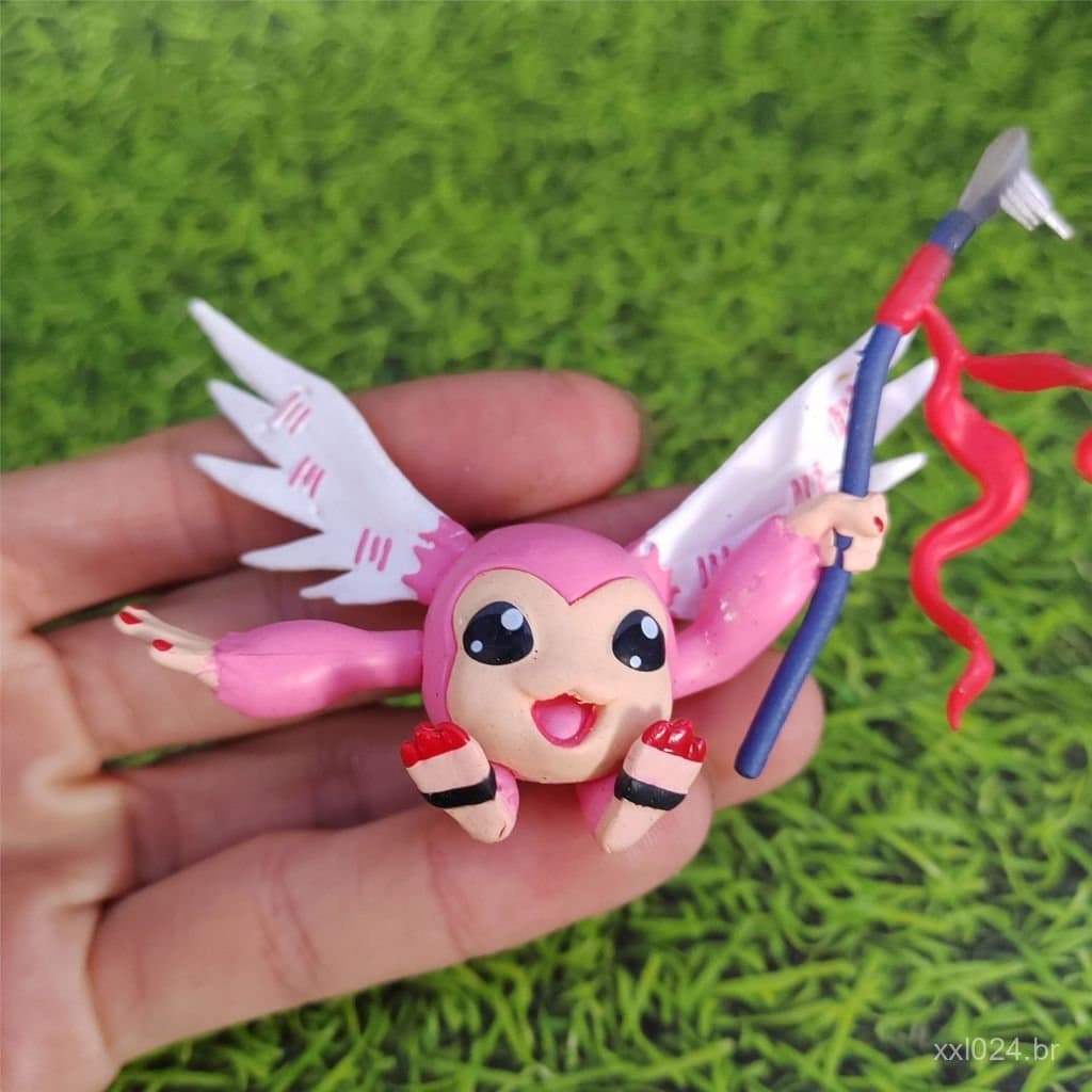 Figura autêntica solta do anime Digimon Adventure, modelo de brinquedo Fairymon OIB7
