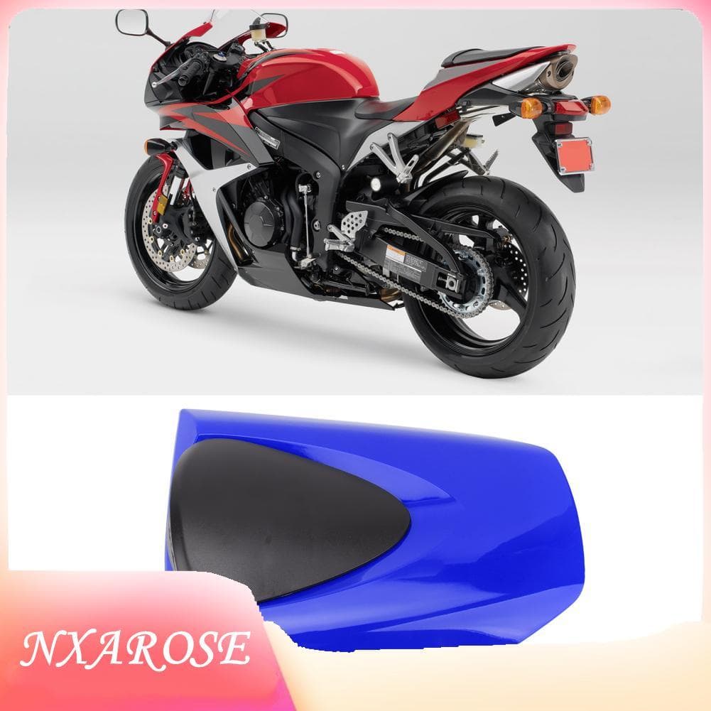 Nxarose Capa de assento traseiro para motocicleta, substituição de carenagem para cbr600rr 2007-2019 (azul)