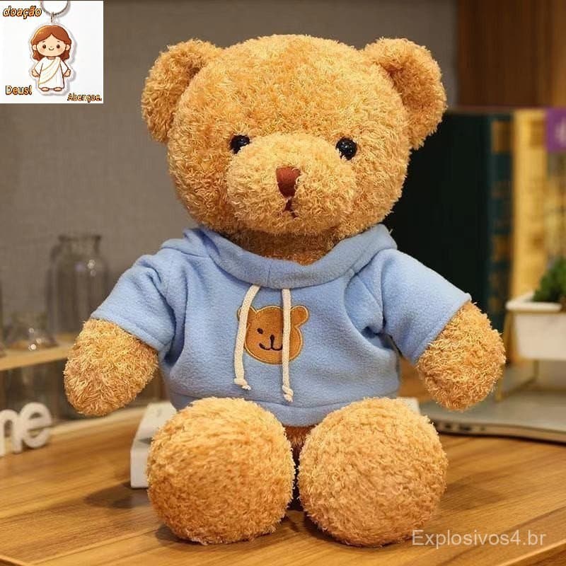 Teddy bear brinquedo de pelúcia, presente de feriado infantil, decoração do quarto, presente para namorada, urso bonito
