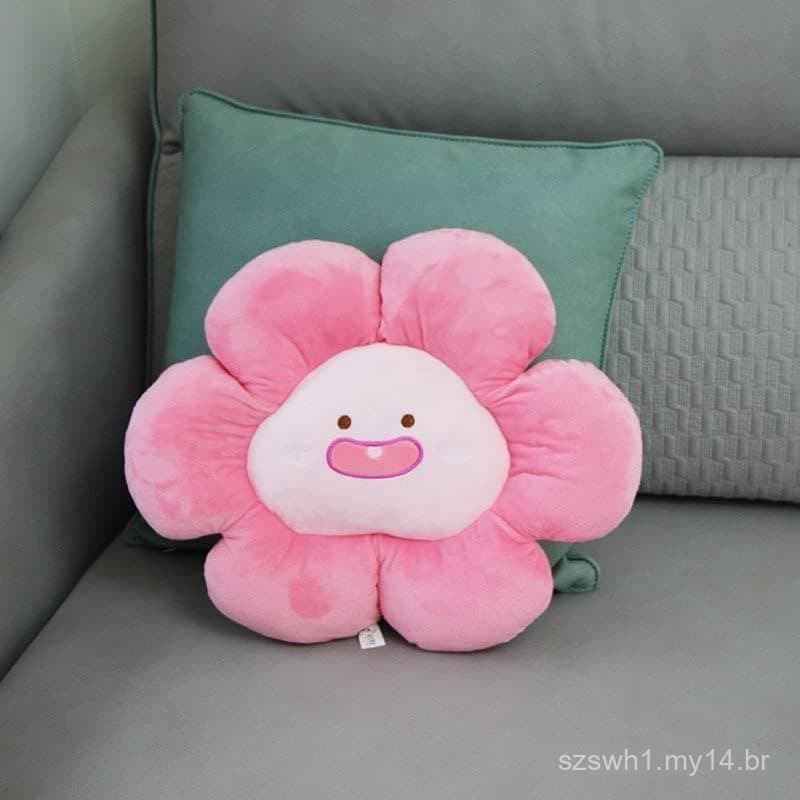 Almofada decorativa, almofada de apoio ergonômica, almofada rosa claro, para leitura, sofá com estampa floral,