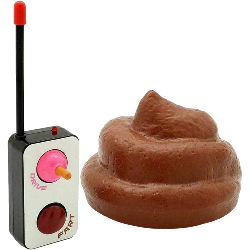 Brinquedo Carro de Cocô – 360 °   Veículo de Brincadeira Rotativo com Controle Remoto, Gadget Engraçado para Pegadinhas