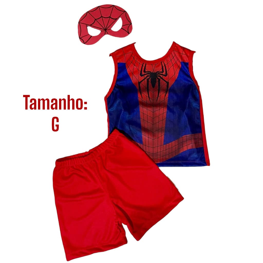 Fantasia Infantil Homem Aranha G