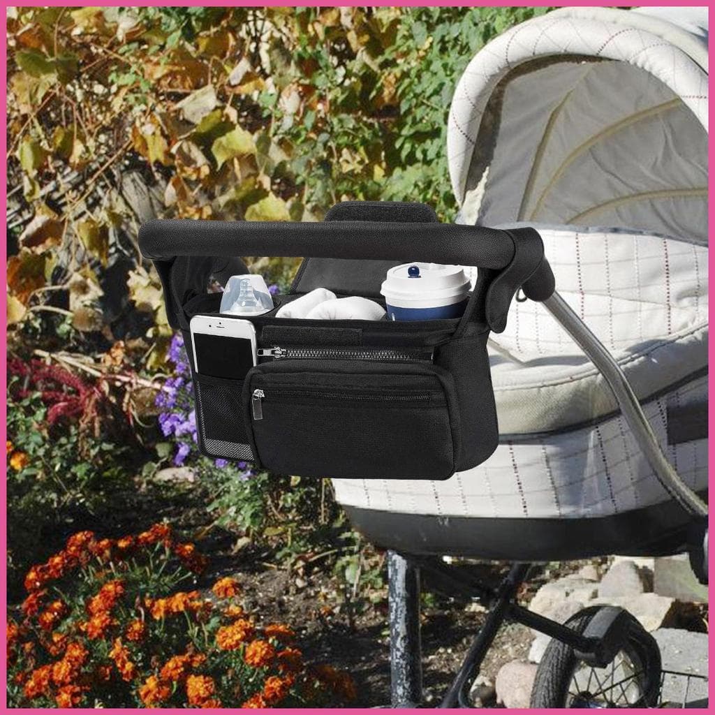 Bolsa De Armazenamento Para Carrinho De Bebê , Vários Bolsos , Acessório À Prova D'água , Portátil , Organizador , opena
