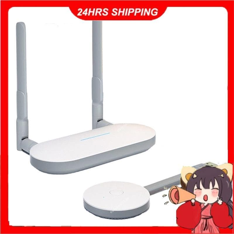 50m 5G-Extensor Sem Fio Compatível WiFi Display Dongle Longo Alcance-Kit Receptor Transmissor De Vídeo