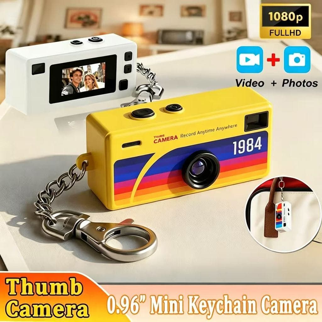 1984 Magecam Câmera Digital Chaveiro Retro 1080P Filmadora Gravador De Vídeo Com Flash