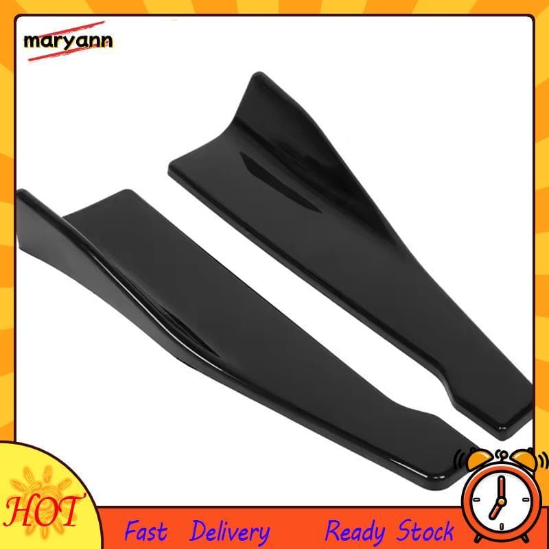Saias Laterais De 48CM Para Carros Universal Pára-Choques Spoiler Divisor Protetor F20 E90 Golfe Anti-Risco
