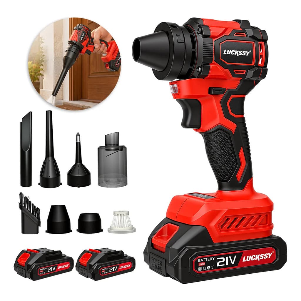 1600W Soprador Aspirador De Pó 2 Em 1 Sem Fio 21v Portátil