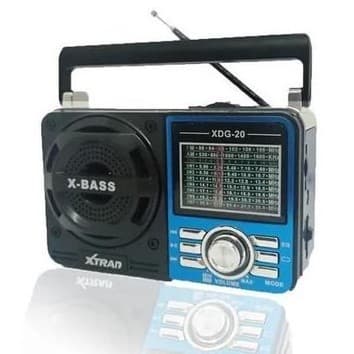 Rádio Retrô Vintage AM FM com entrada Aux P2 Pen Drive MP3 Usb
