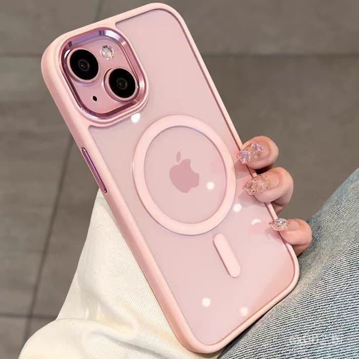 Magnético Acrílico À Prova De Choque High-end Case Capa Capinha Para IPhone 11 12 13 14 15 16 17 Pro Max 14 15 16 Plus