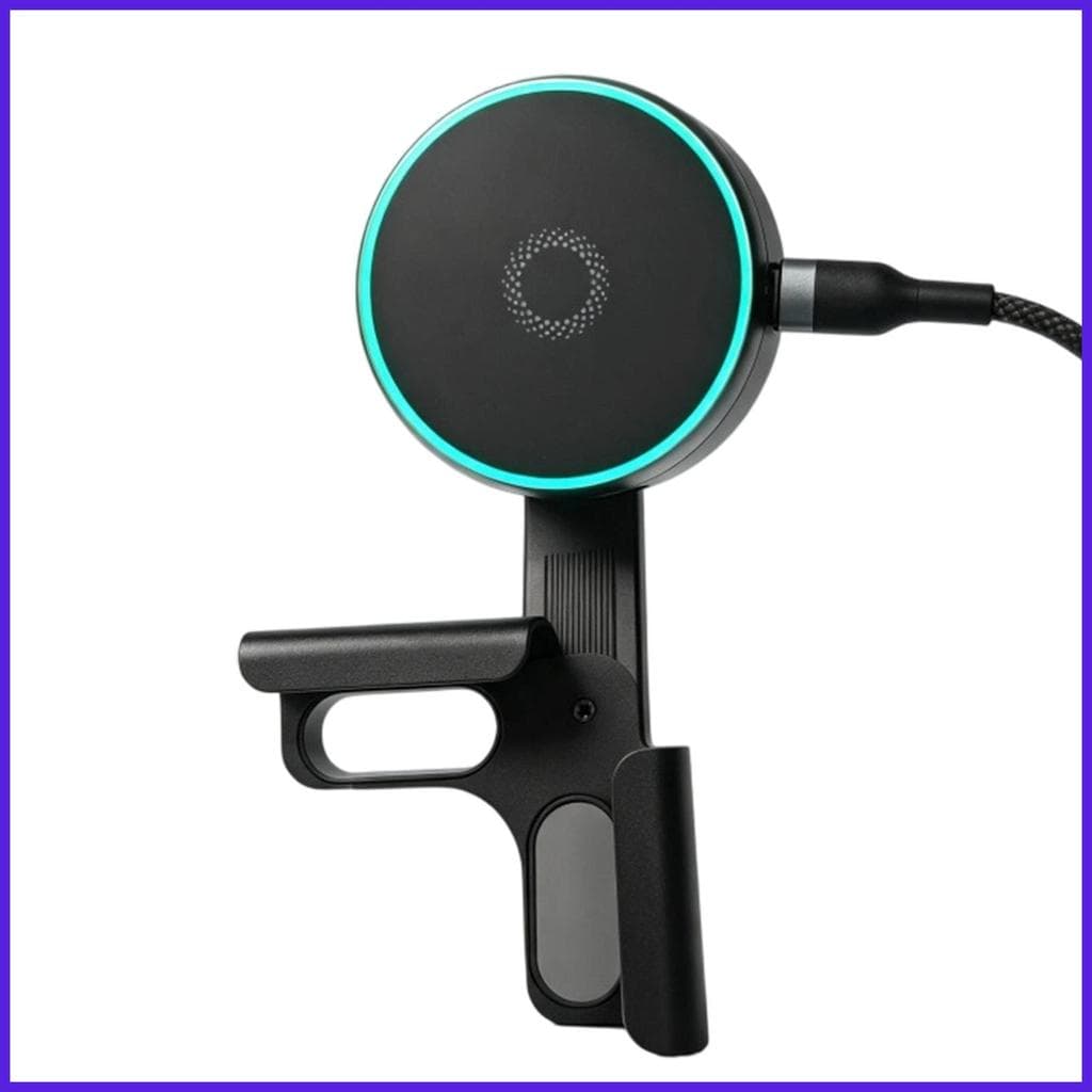 Tela Do Carro Carregador De Montagem Telefone Magnético Sem Fio Smartphone Berço Controle Central Para phdbr