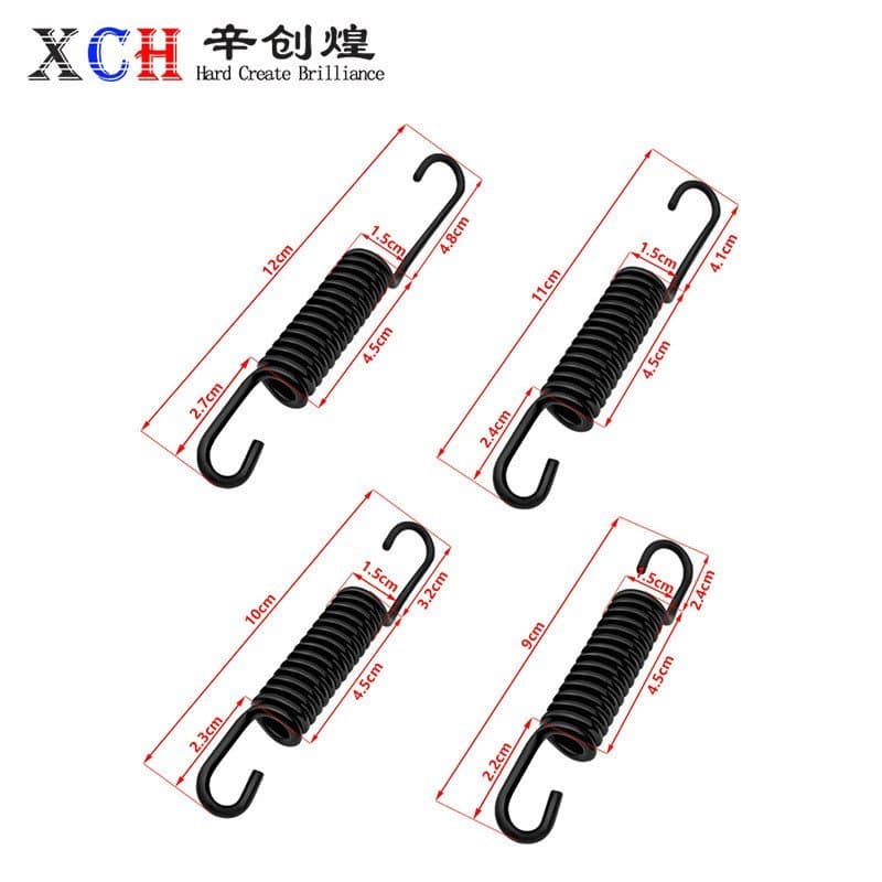 Suporte traseiro para motocicleta elétrica, apoio de pé, suporte duplo, suporte simples, pé grande, pé pequeno, mola, ac