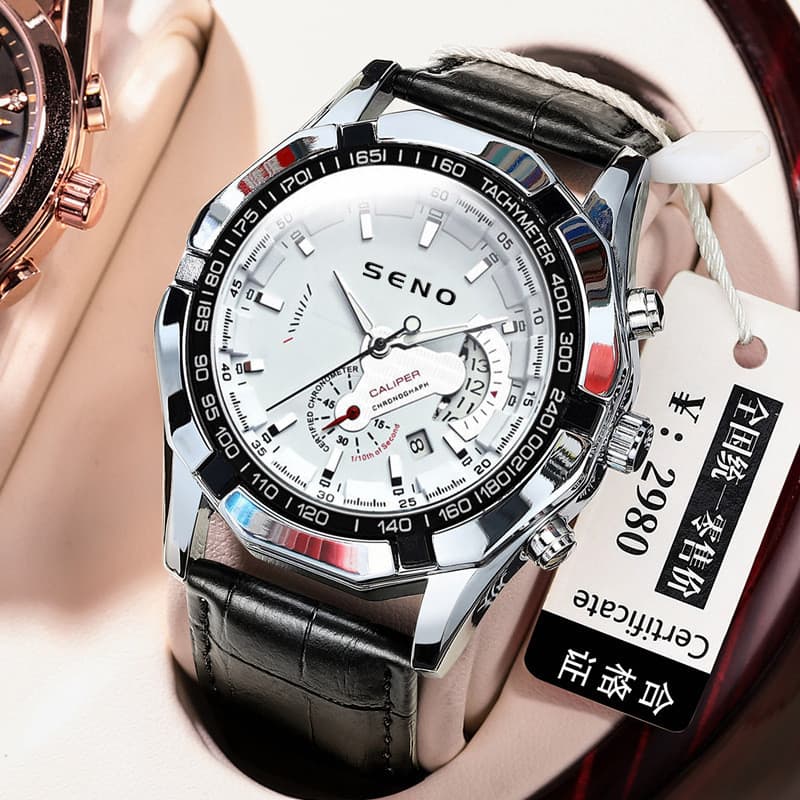 Relógio masculino relógio de uma peça remessa relógio masculino luminoso à prova dwaterproof água cinto calendário oco r