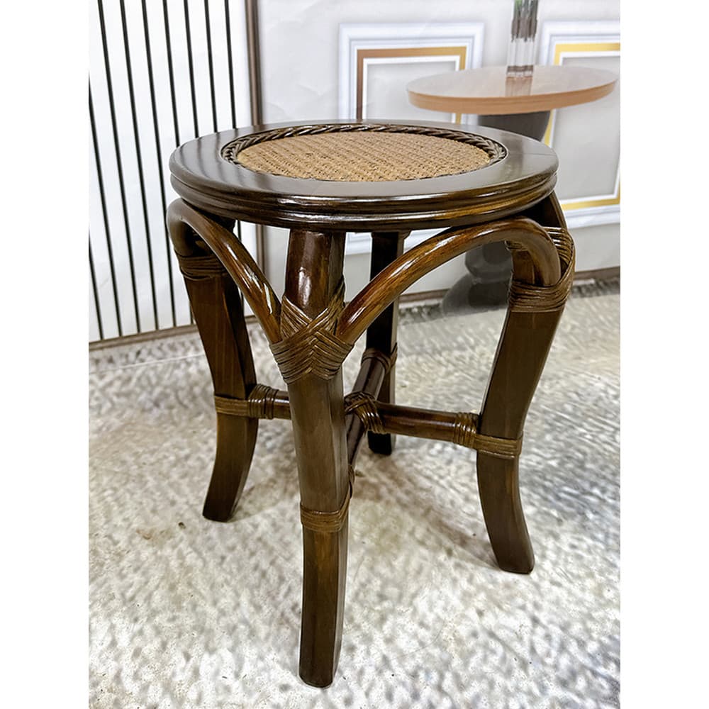 Casa indonésio planta rattan cadeira pátio ao ar livre Real rattan lazer cadeira idosos cadeira traseira varanda rattan