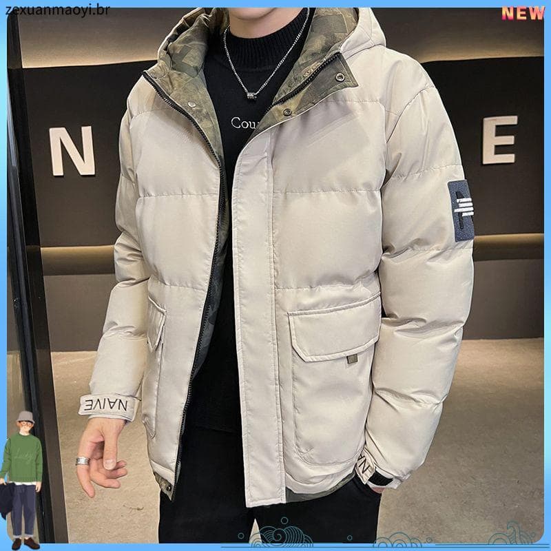 Jaqueta acolchoada de inverno grossa acolchoada jaqueta masculina novo estilo na moda jaqueta Casual juventude jaqueta n