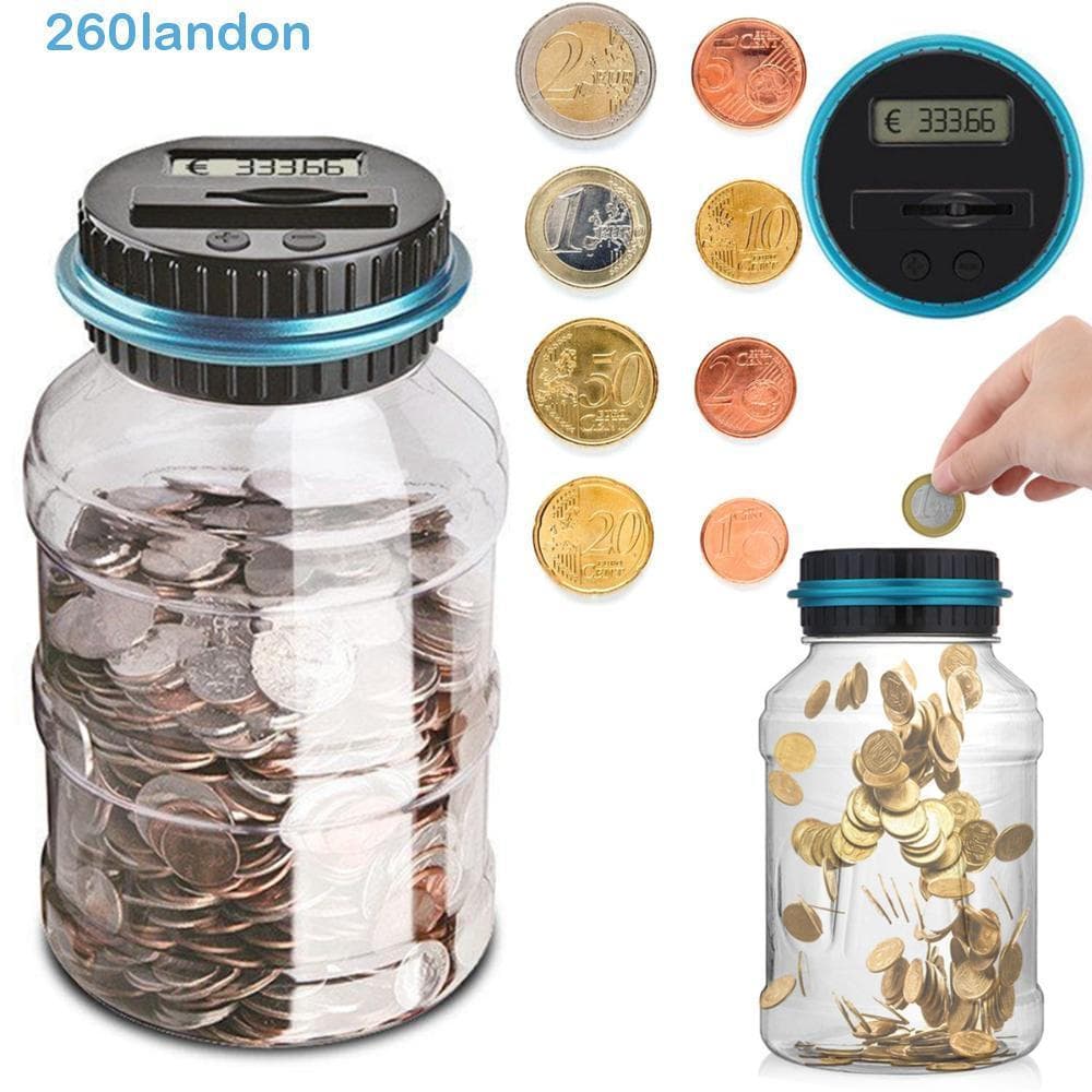 LANDON Money Saving Box Mealheiro Digital Eletrônico Automático