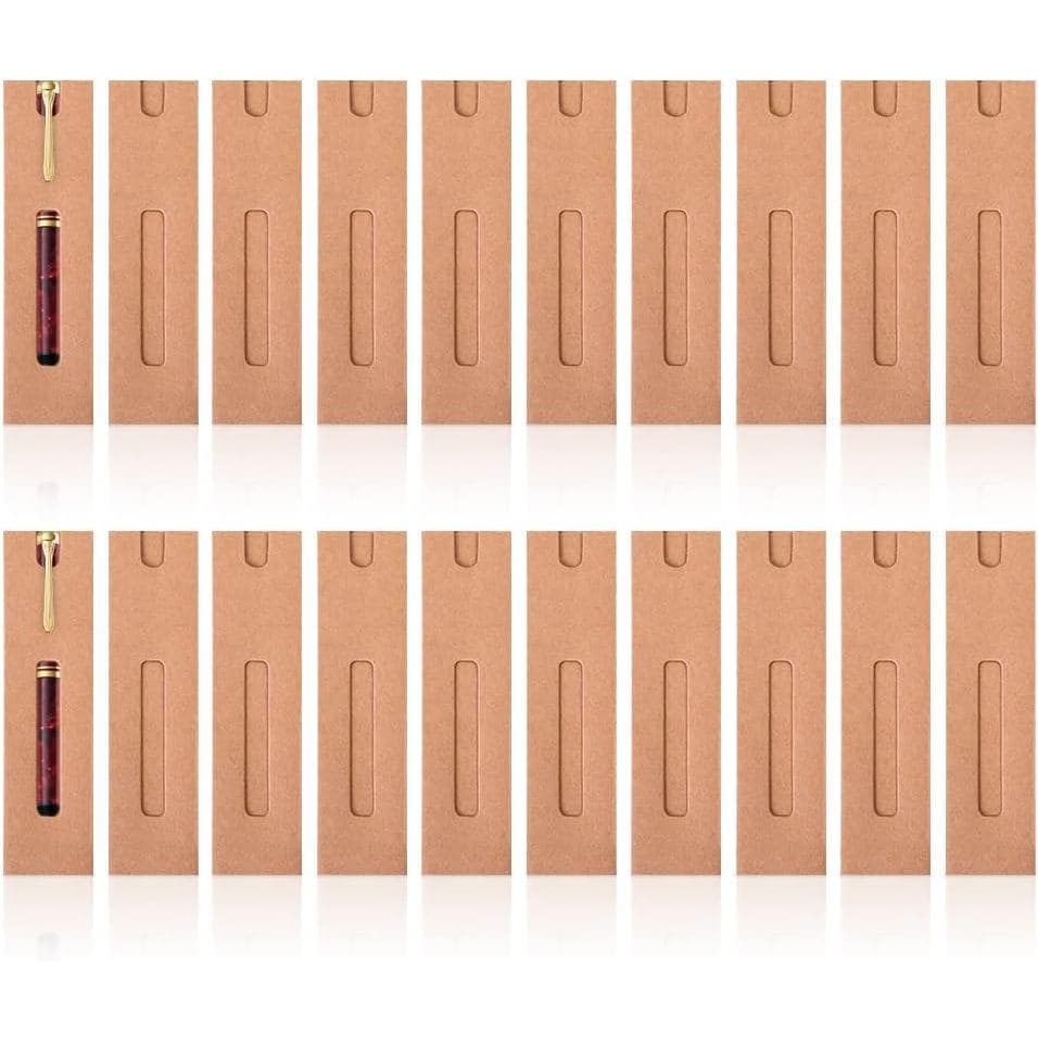 20 Peças de Estojo Protetor para Caneta Individual, Bolsa para Caneta Individual com Janela para Exibição, Protetor de C