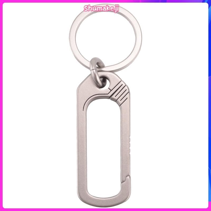 Chaveiro Com Fivela De Titânio , Liga Fivelas Simples , Acessórios De Acampamento , Ferramenta De Bolso Ao Ar Livre